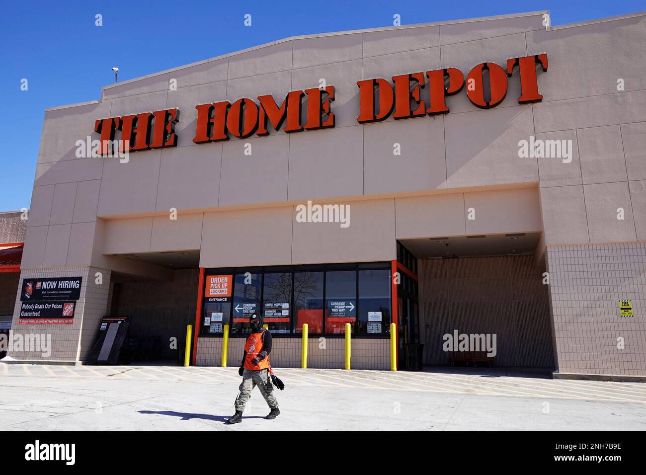 FILE A view of the exterior of the Home Depot improvement store, in