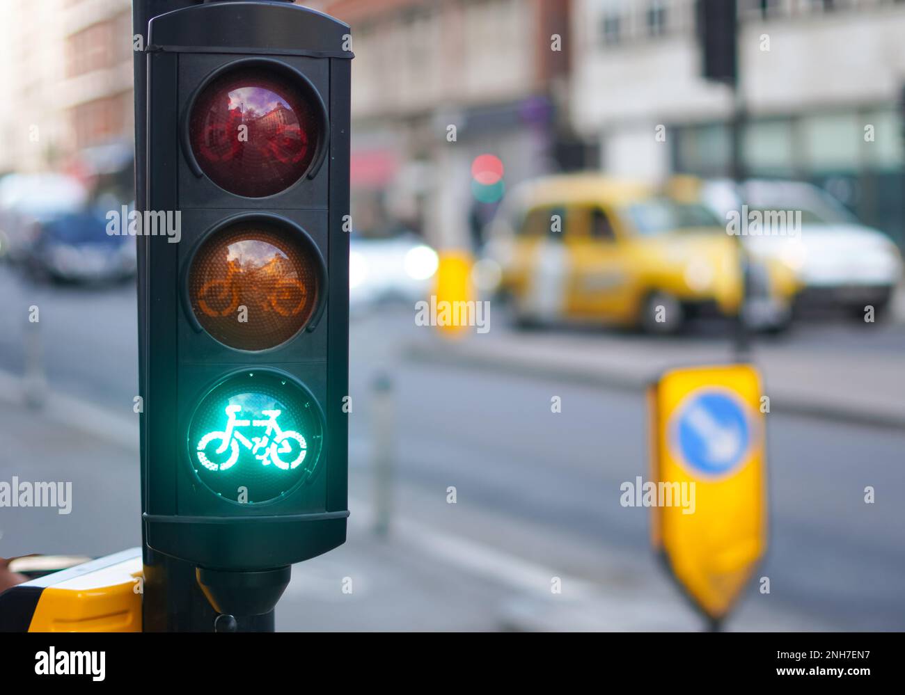 close up of signal system traffic light,road signs Stock Photo Alamy
