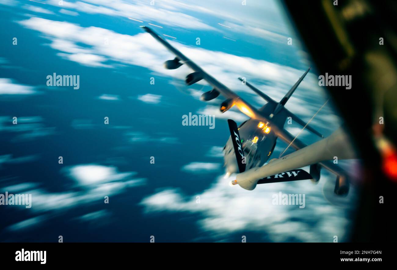 A U.S. Air Force MC-130J Commando II aircraft assigned to the 352nd ...
