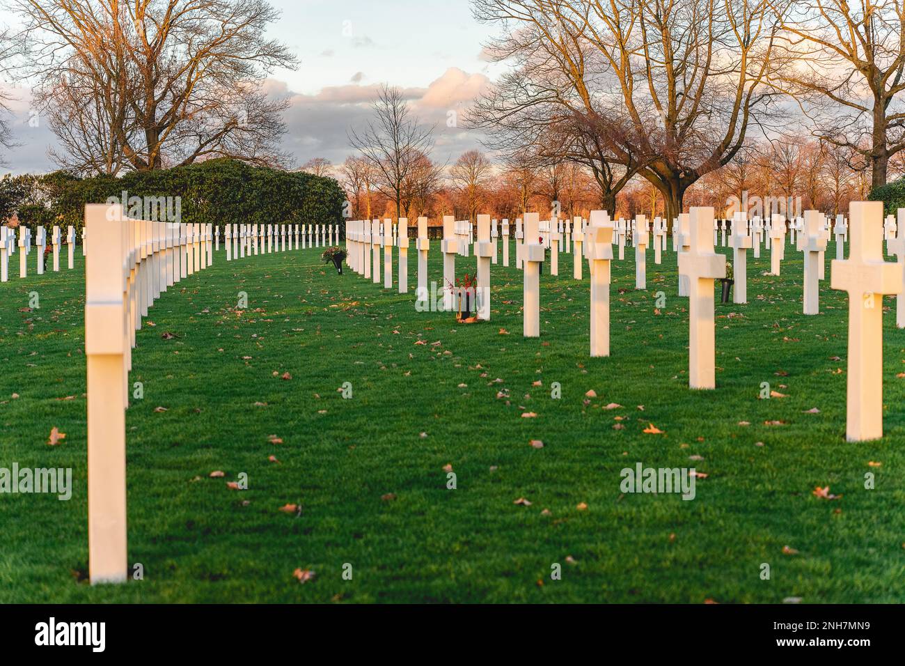 Statue and Memorials for the fallen soldiers of Word War Two. American
