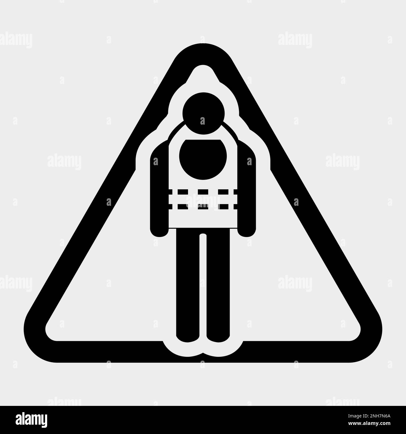 Symbol Wear Life Jacket Isolate On White Background,Vector Illustration