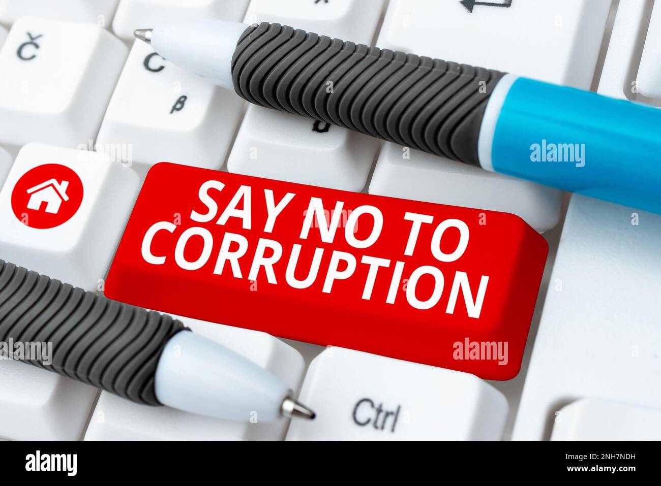 Inspiration showing sign Say No To Corruption. Business idea ...
