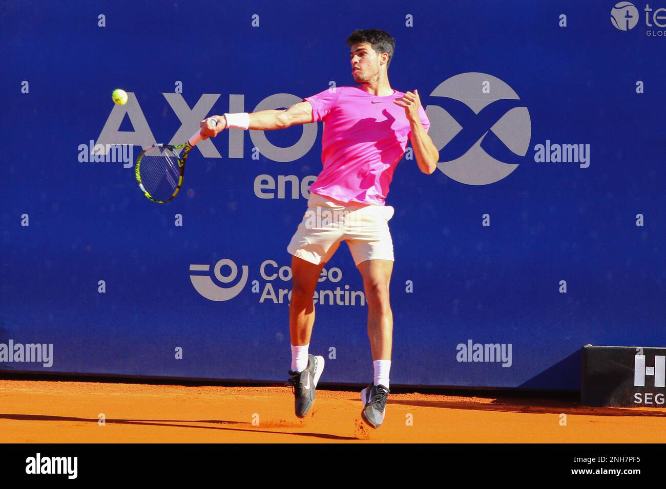 Buenos Aires, Argentina, 19th Feb 2023, Carlos Alcaraz (SPA) during a