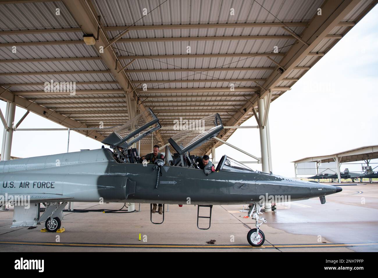 Tyler Rico Uaf U.S. Air Force U.S. Air Force Capt. Tyler “Rico” Parker, right, an ...
