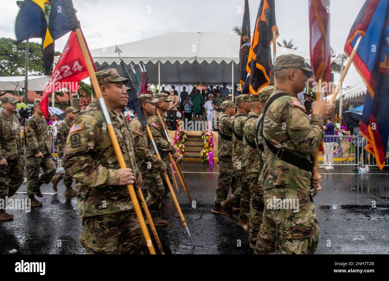 HAGÅTÑA, Guam (July 25, 2022) - Members of the Guam National Guard