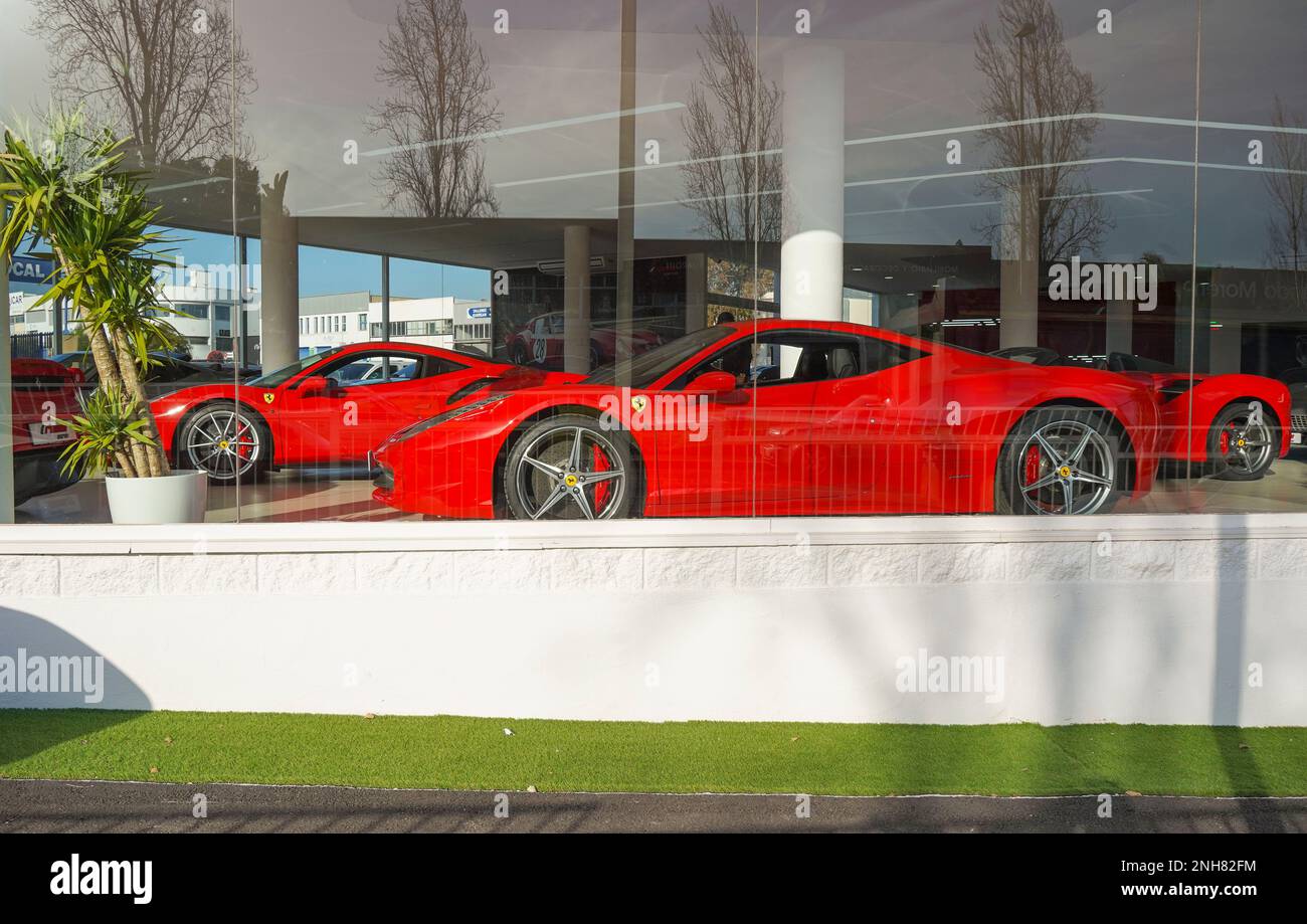 Ferrari car showroom hi-res stock photography and images - Alamy