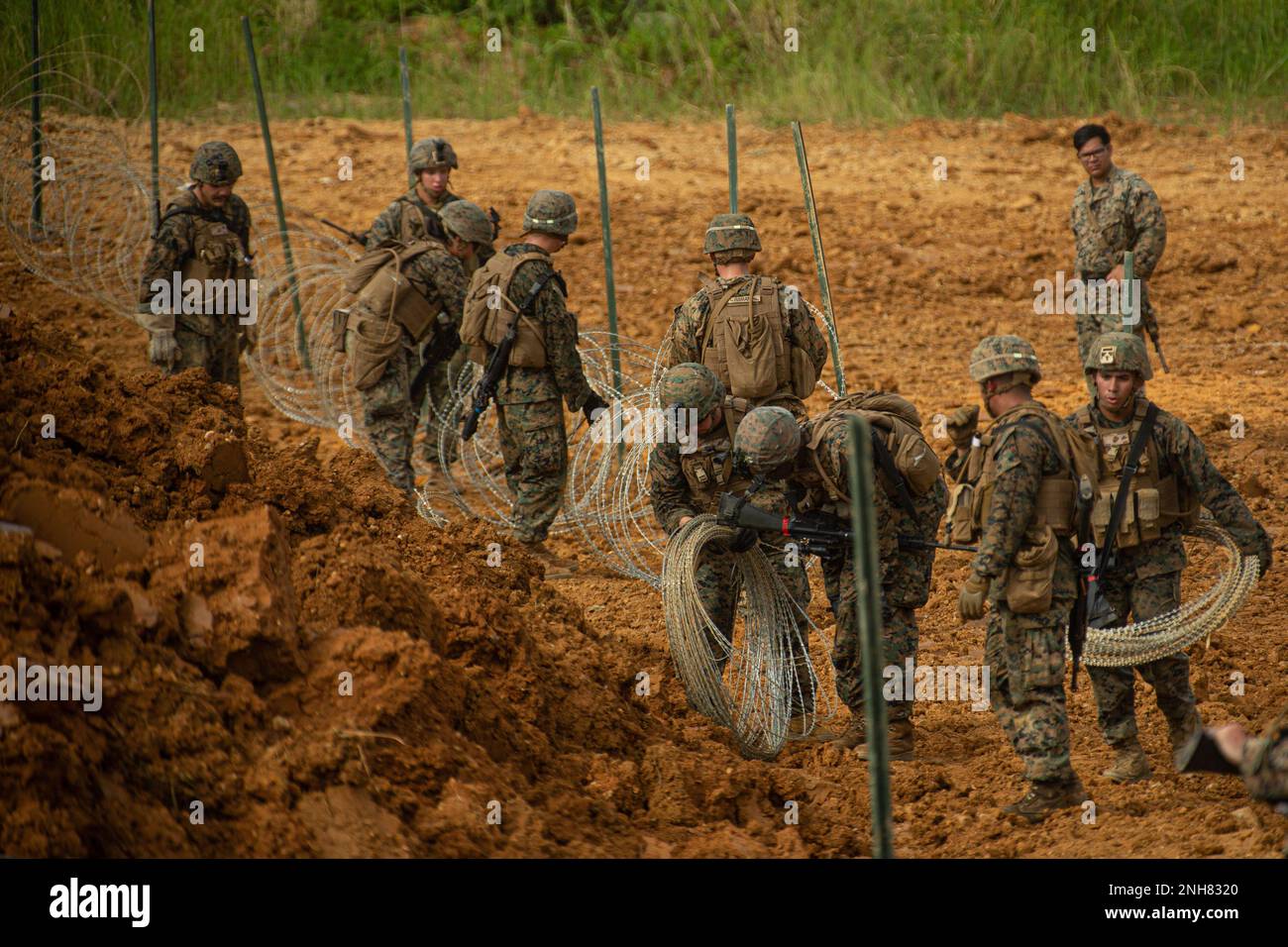 U.S. Marines with 3rd Landing Support Battalion, Combat Logistics ...