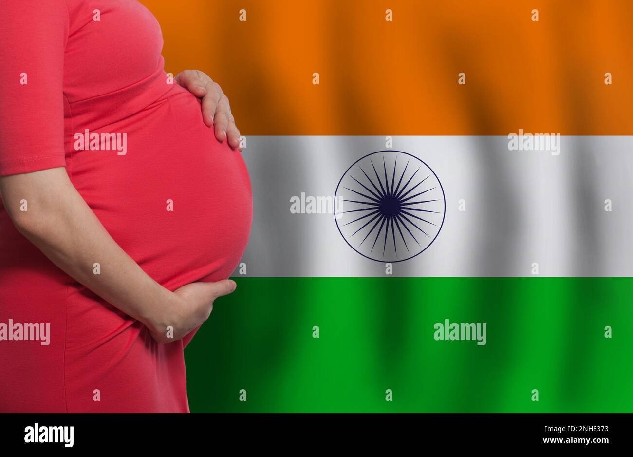 Pregnant Lady On Indian Flag Background Stock Photo Alamy Pregnant Lady On Indian Flag Background Stock Photo Alamy