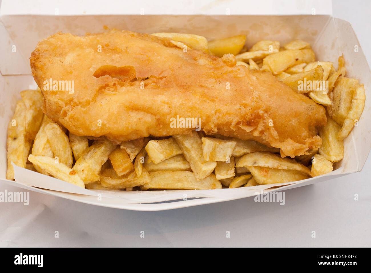 Fish and Chips from an English Fish and Chip Shop Stock Photo Alamy