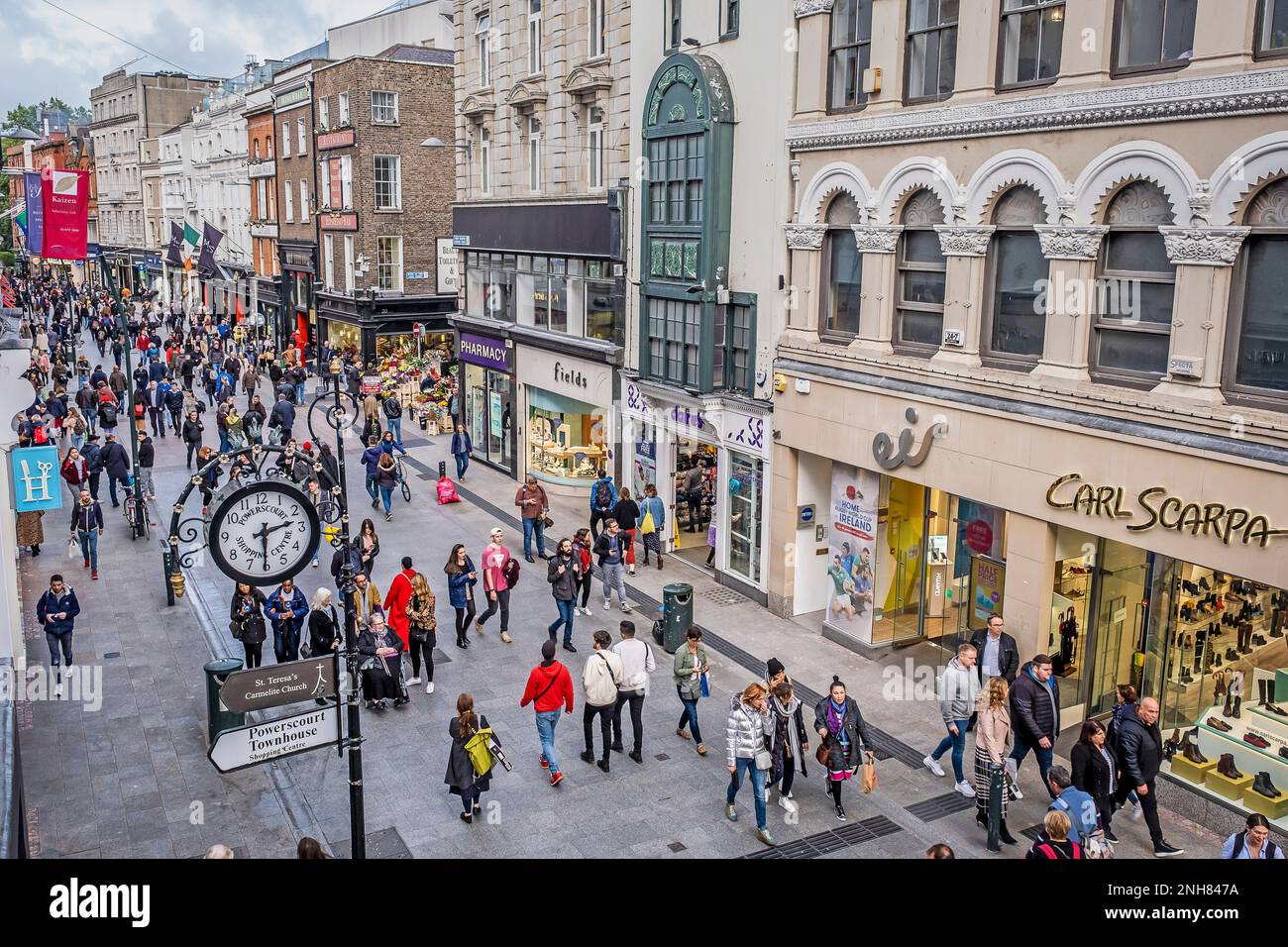 Grafton Street, Dublin, Ireland Stock Photo Alamy