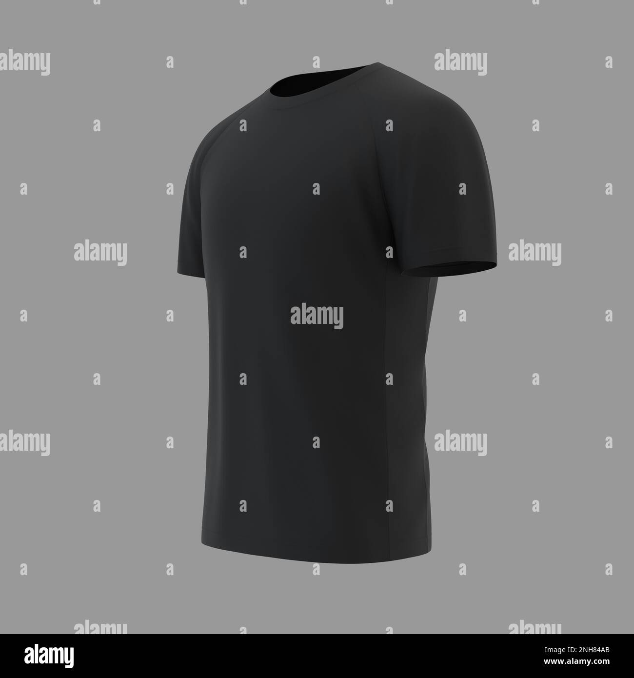 Blank black t shirt front back hi-res stock photography and images - Alamy