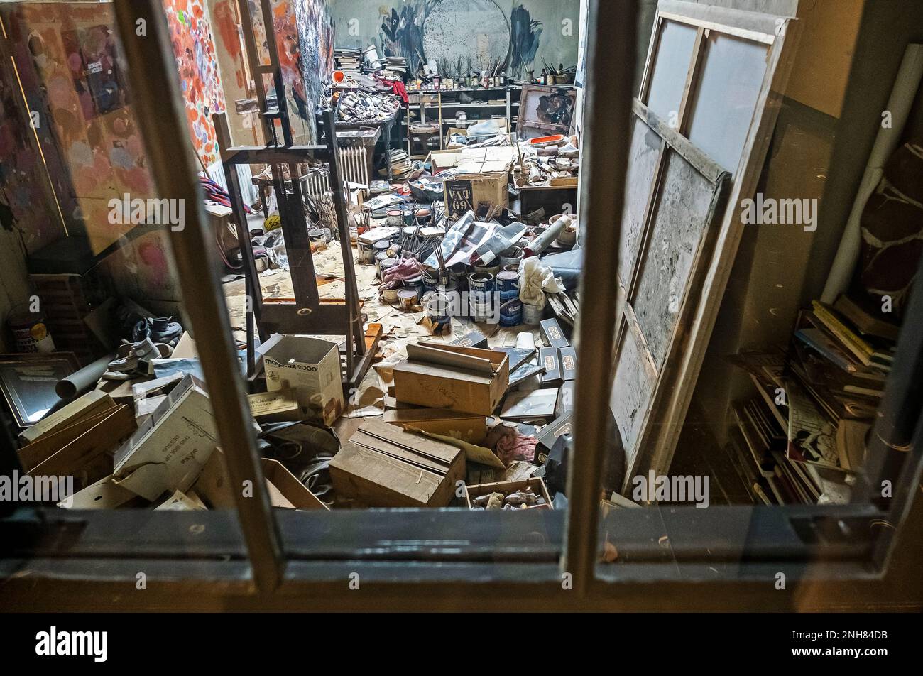 Francis Bacon Studio reconstructed studio of painter Francis Bacon