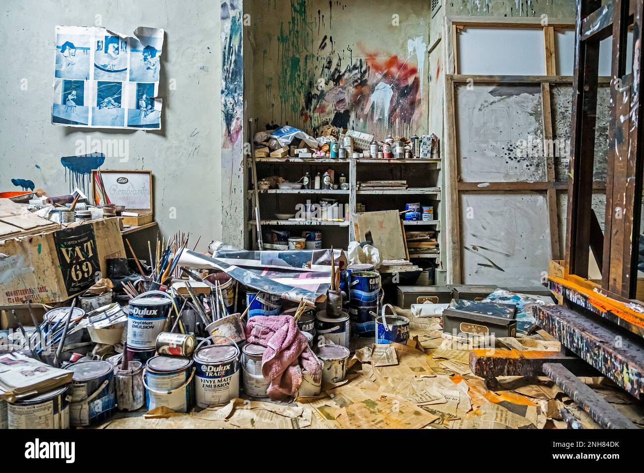 Francis Bacon Studio reconstructed studio of painter Francis Bacon