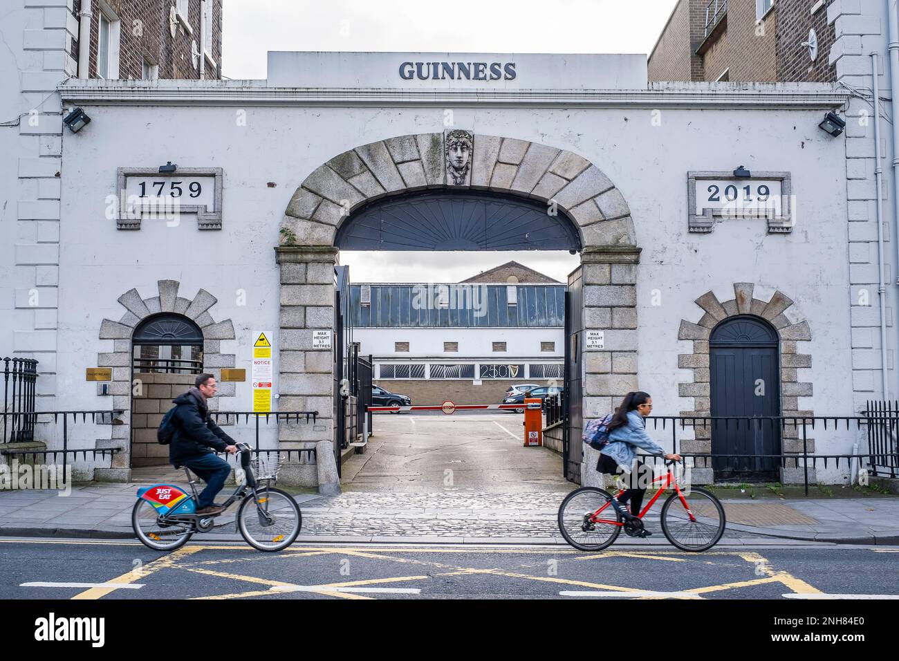 Gate of Guinness Brewery, Dublin, Ireland Stock Photo Alamy
