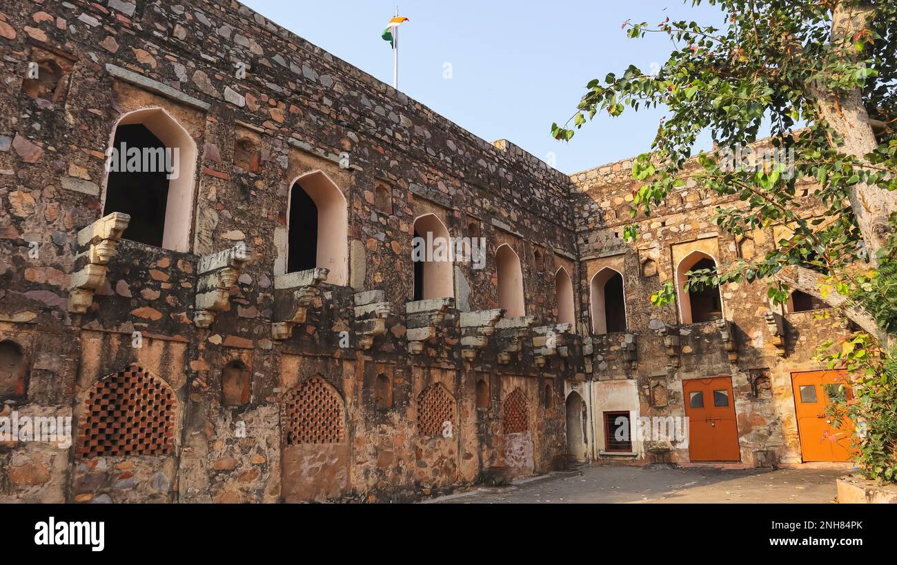Fortification Inside View Jhansi Fort Hi res Stock Photography And 