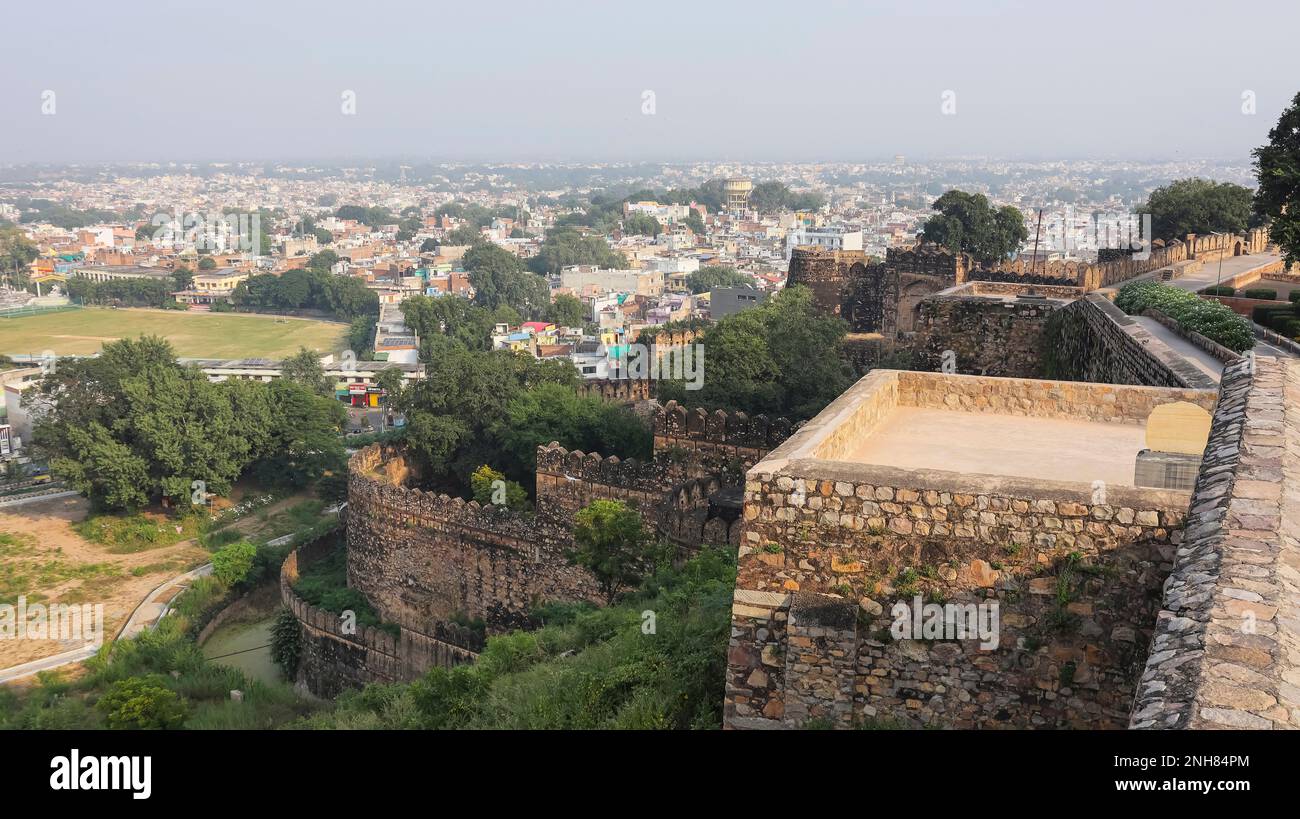 Fortress and City View of Jhansi, Uttar Pradesh, India Stock Photo Alamy