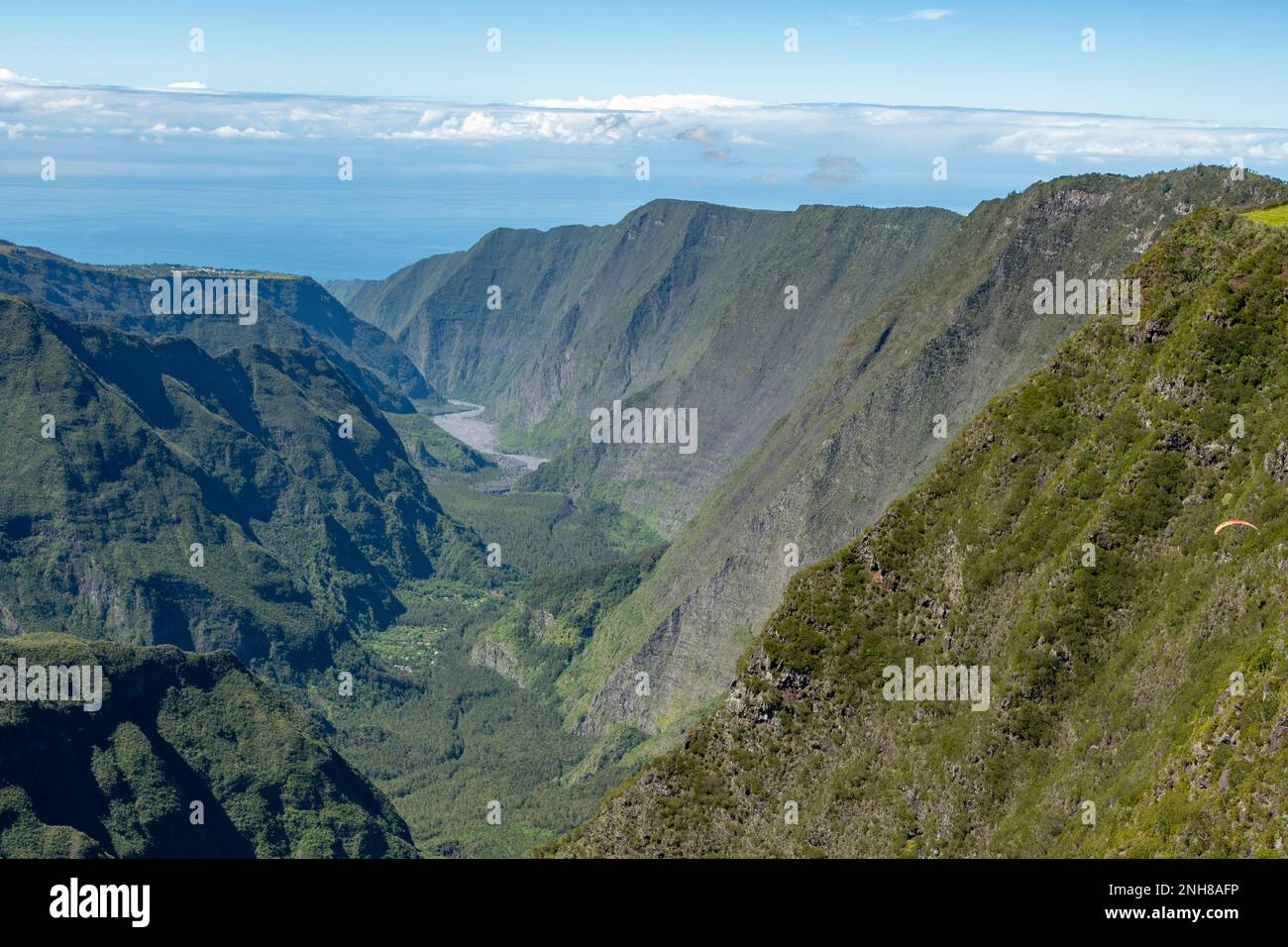 Vallee de la Riviere des Remparts, Reunion Stock Photo Alamy