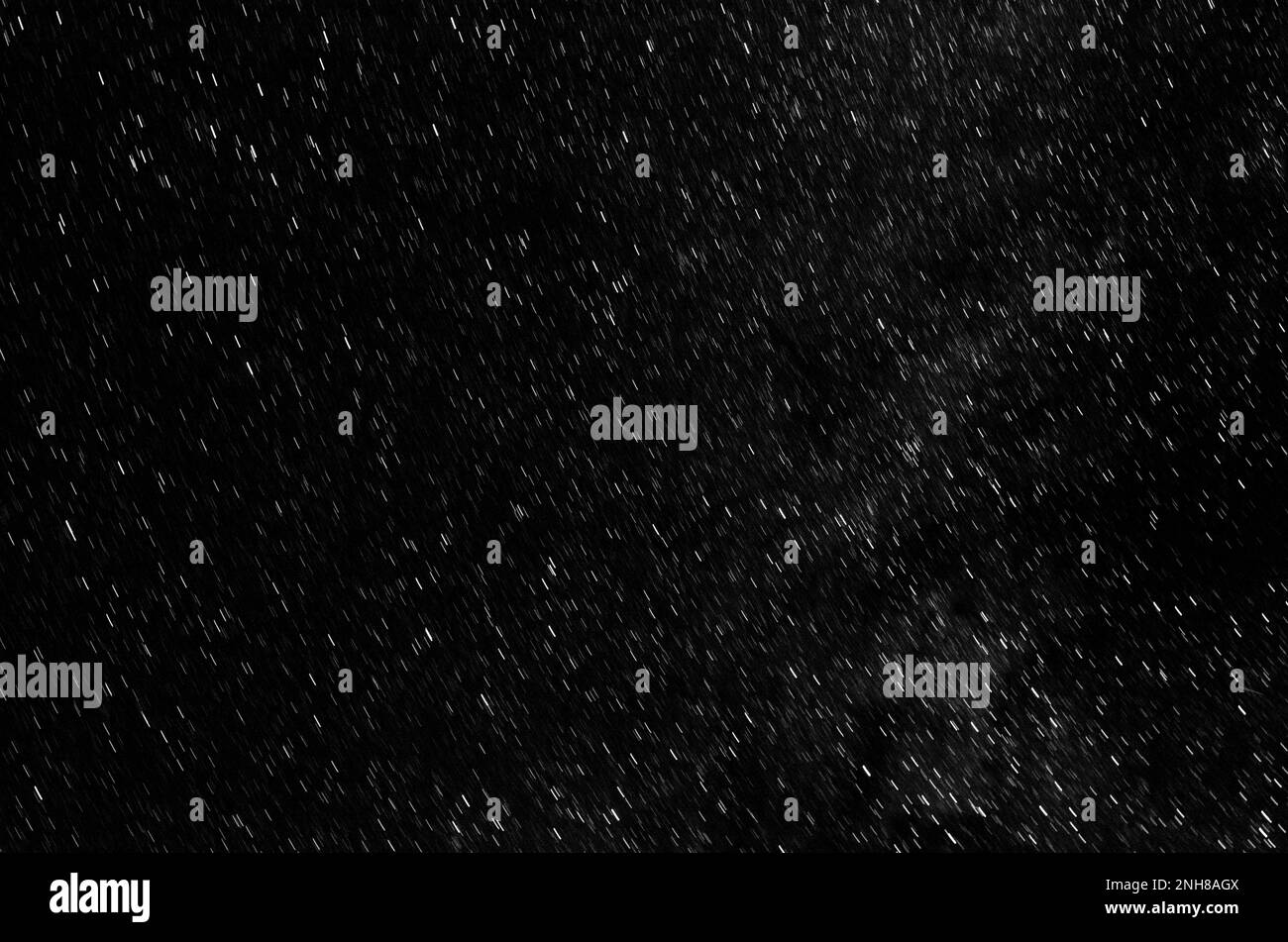Motion stars in the night sky. Stock Photo
