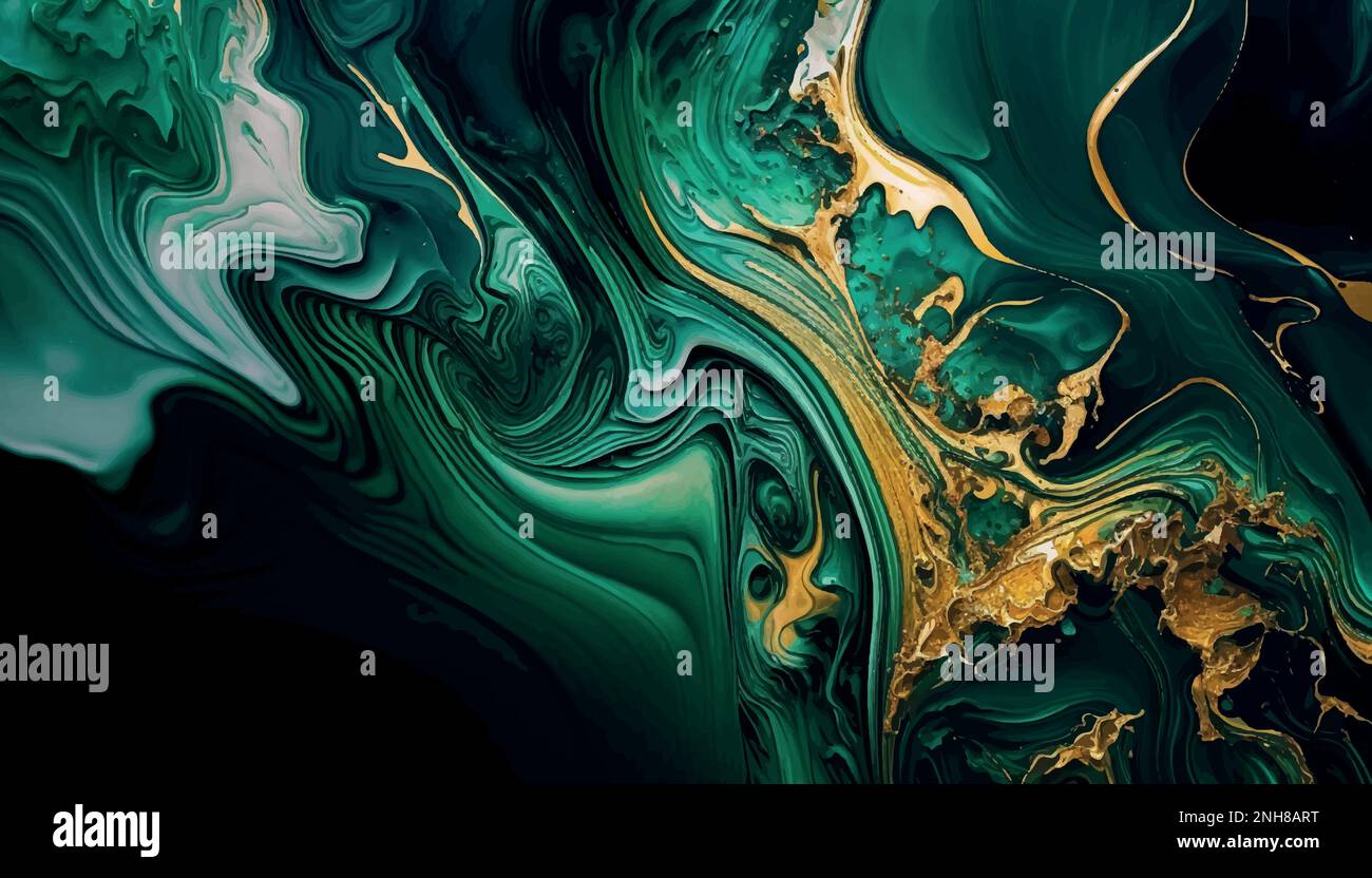 Marble Background With Green And Gold Streaks Wallpaper Image For Free  Download  Pngtree
