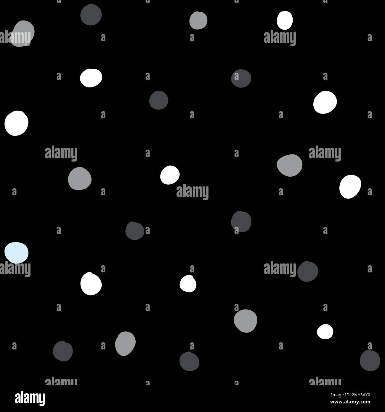 Colorful dots seamless pattern in flat style. Vector illustration ...