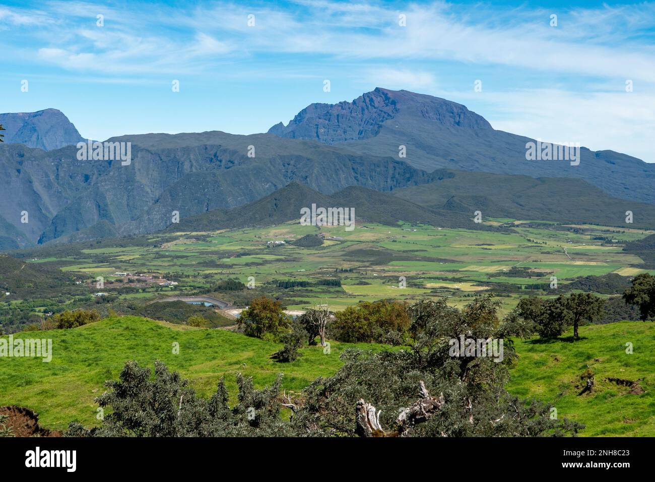 Piton des Neiges, Reunion Stock Photo Alamy