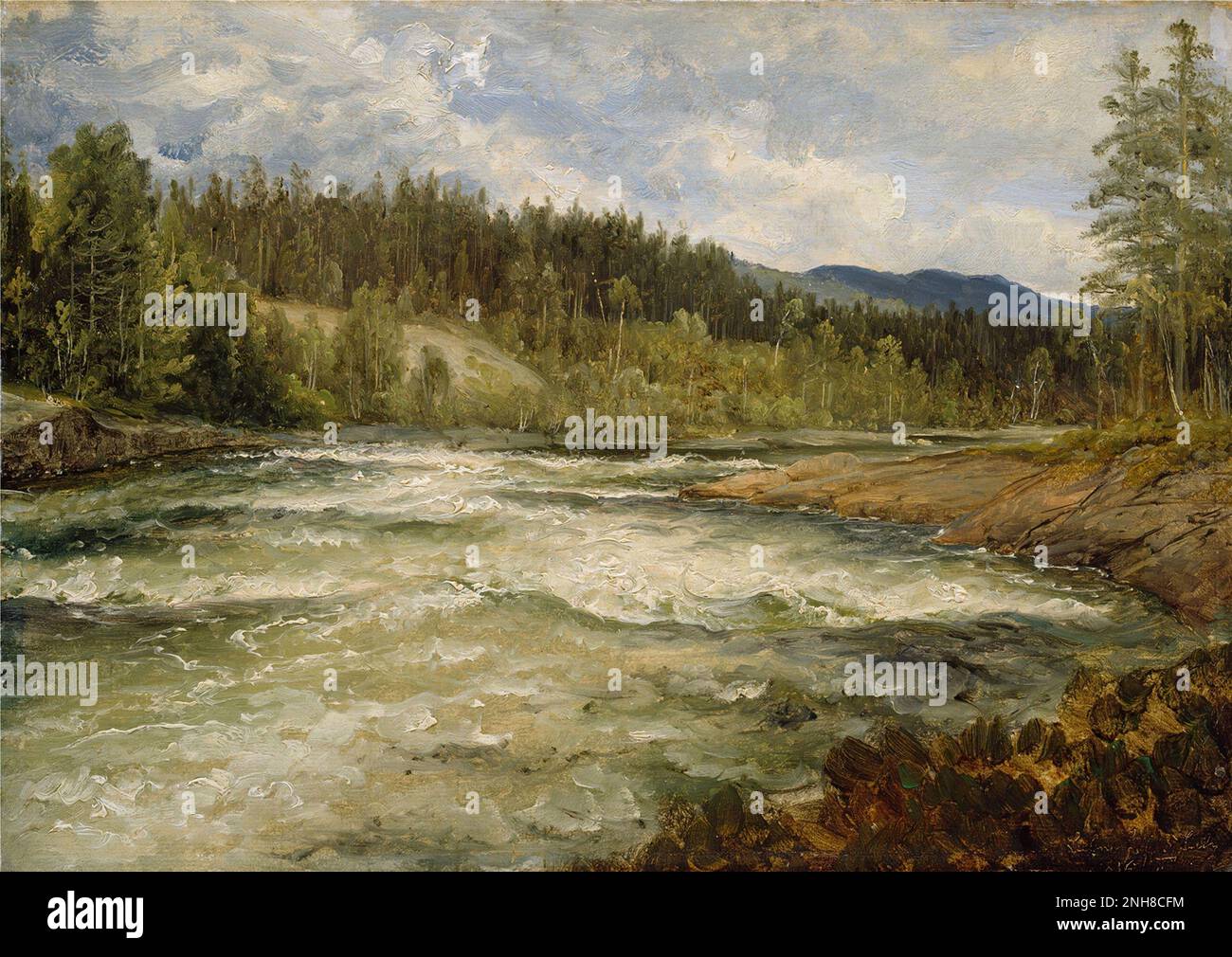 Augustus brucke painting hi-res stock photography and images - Alamy