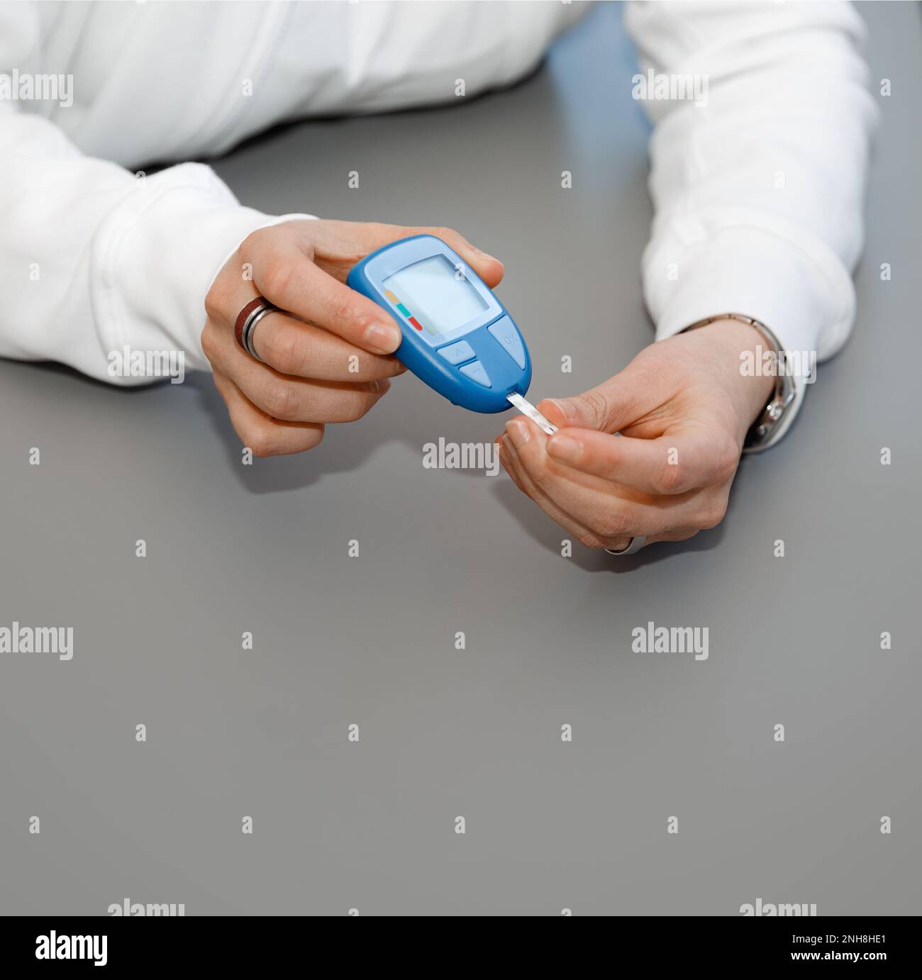 Diabetes test. Glucose Test. Diabetes concept. Healthcare and medicine
