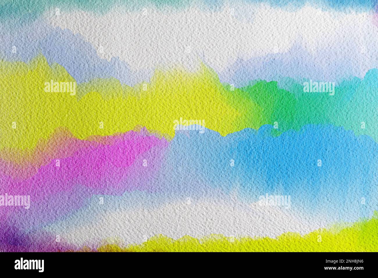 Yellow, purple, orange, pink, white abstract background texture. Copy