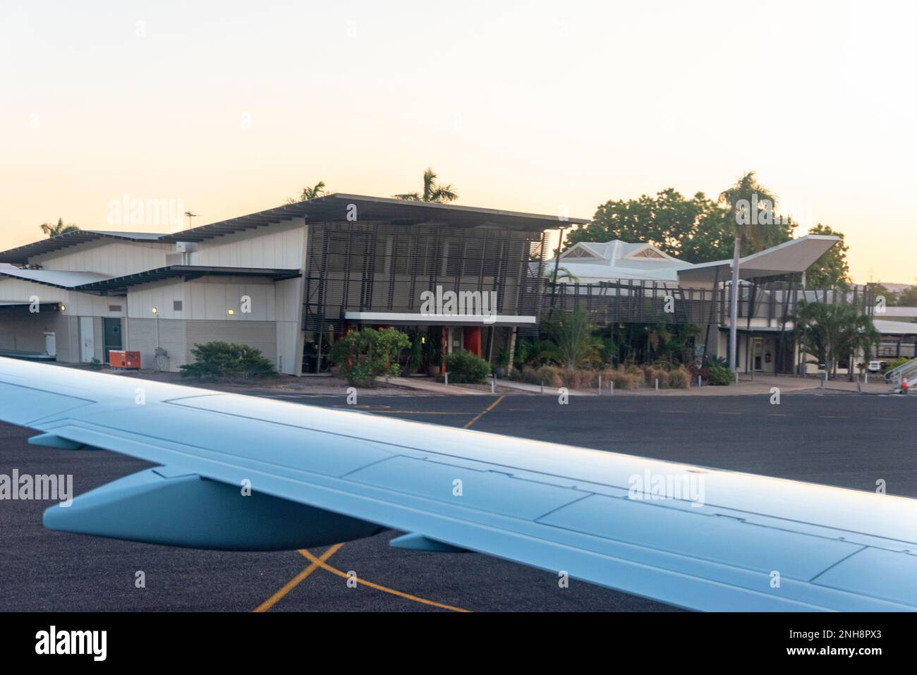 Kununurra airport - East Kimberley Regional Airport in the Kimberley region of Western Australia. Stock Photo