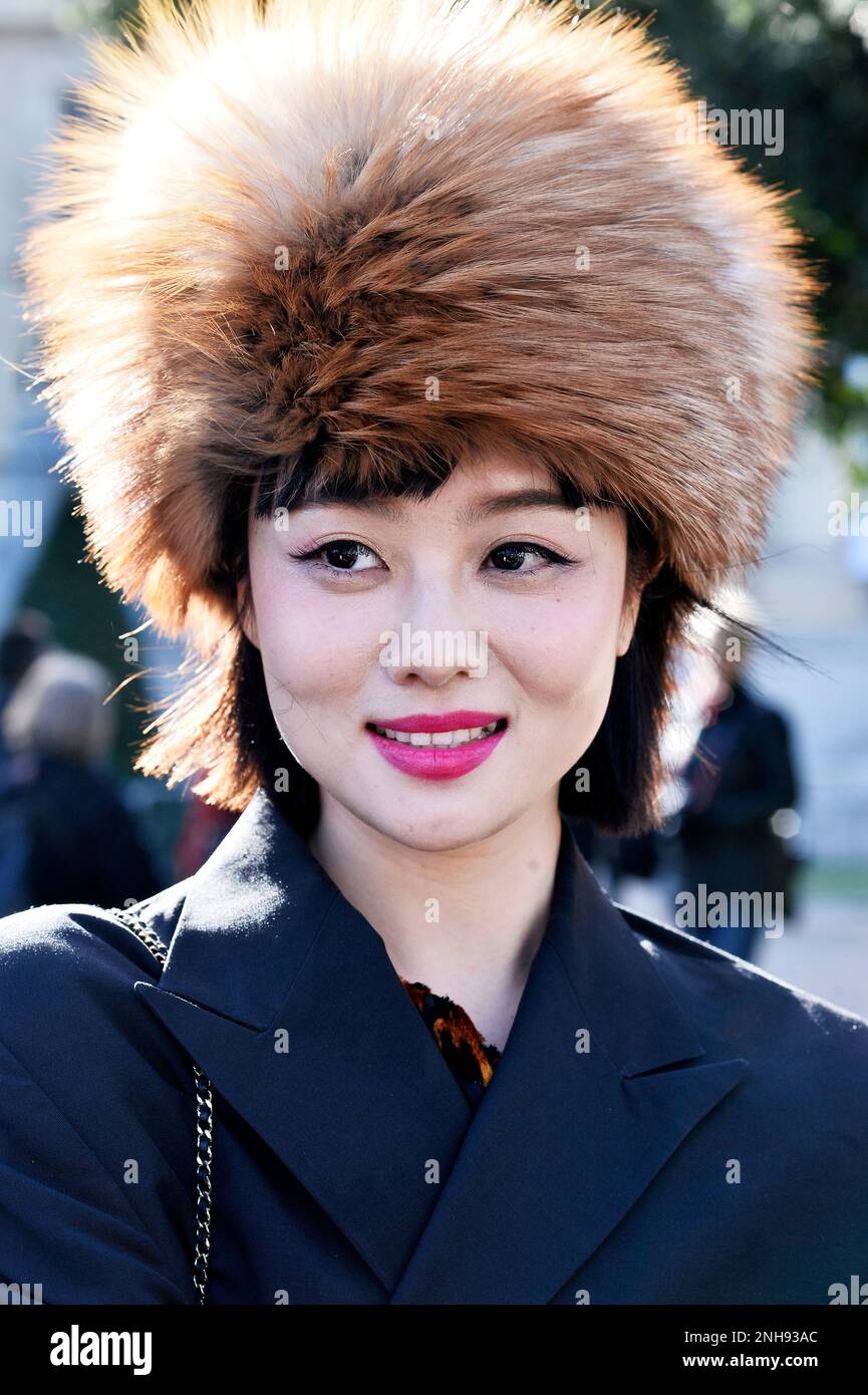 Street Style at Paris Fashion Week Paris France Stock Photo Alamy