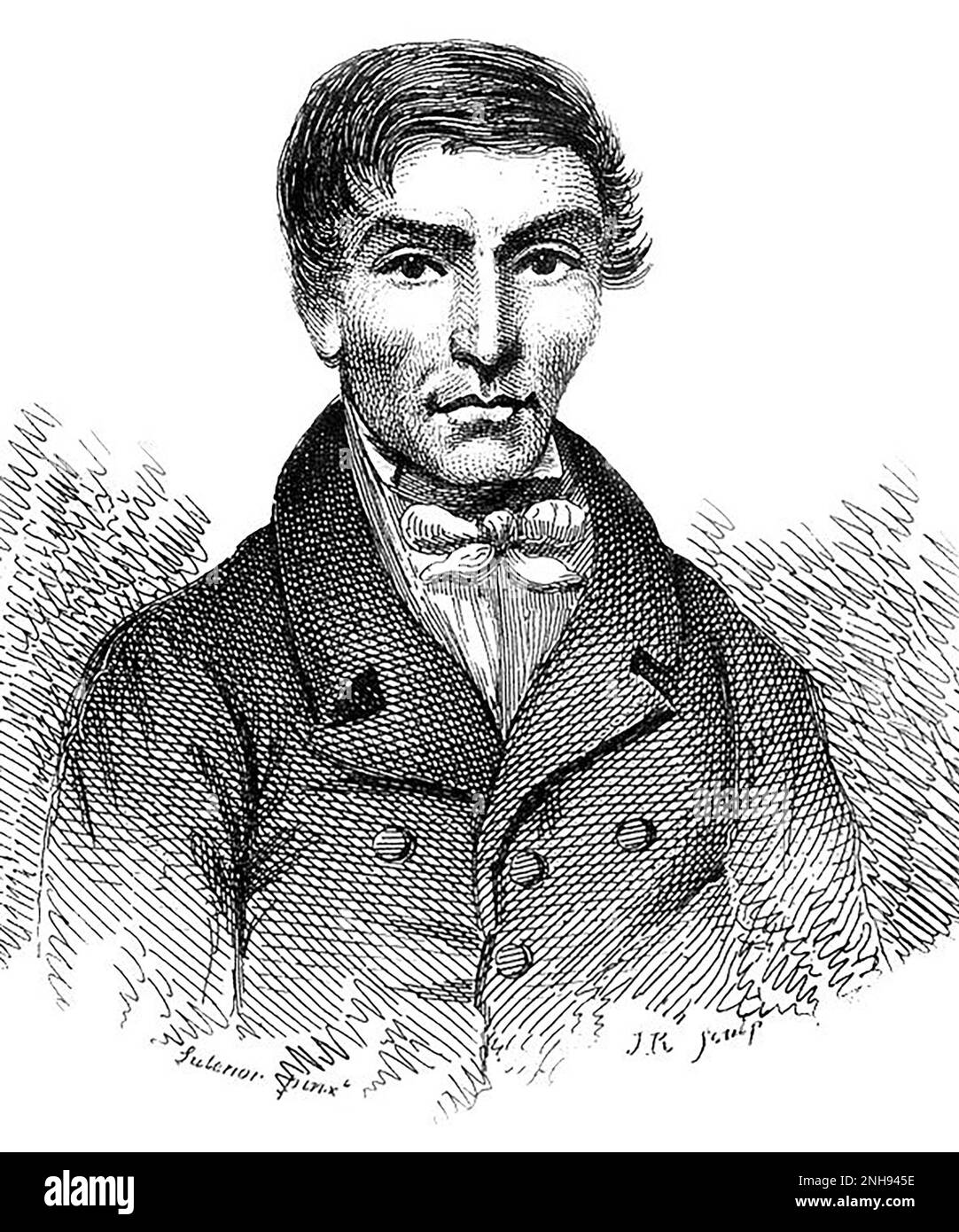 William Hare, 1829. The Burke and Hare murders were a series of sixteen killings committed over ten months in 1828 in Edinburgh, Scotland, by Irish immigrants William Burke (1792-1829) and William Hare (1792-?), who sold the corpses to Robert Knox (1791-1862) for dissection at his anatomy lectures. Hare avoided conviction by giving evidence against William Burke, who was hanged and publicly dissected in 1829. The murders and trade in illegal corpses so reviled the public that the Anatomy Act was passed in 1832, giving license to medical practitioners to dissect donated bodies. Stock Photo