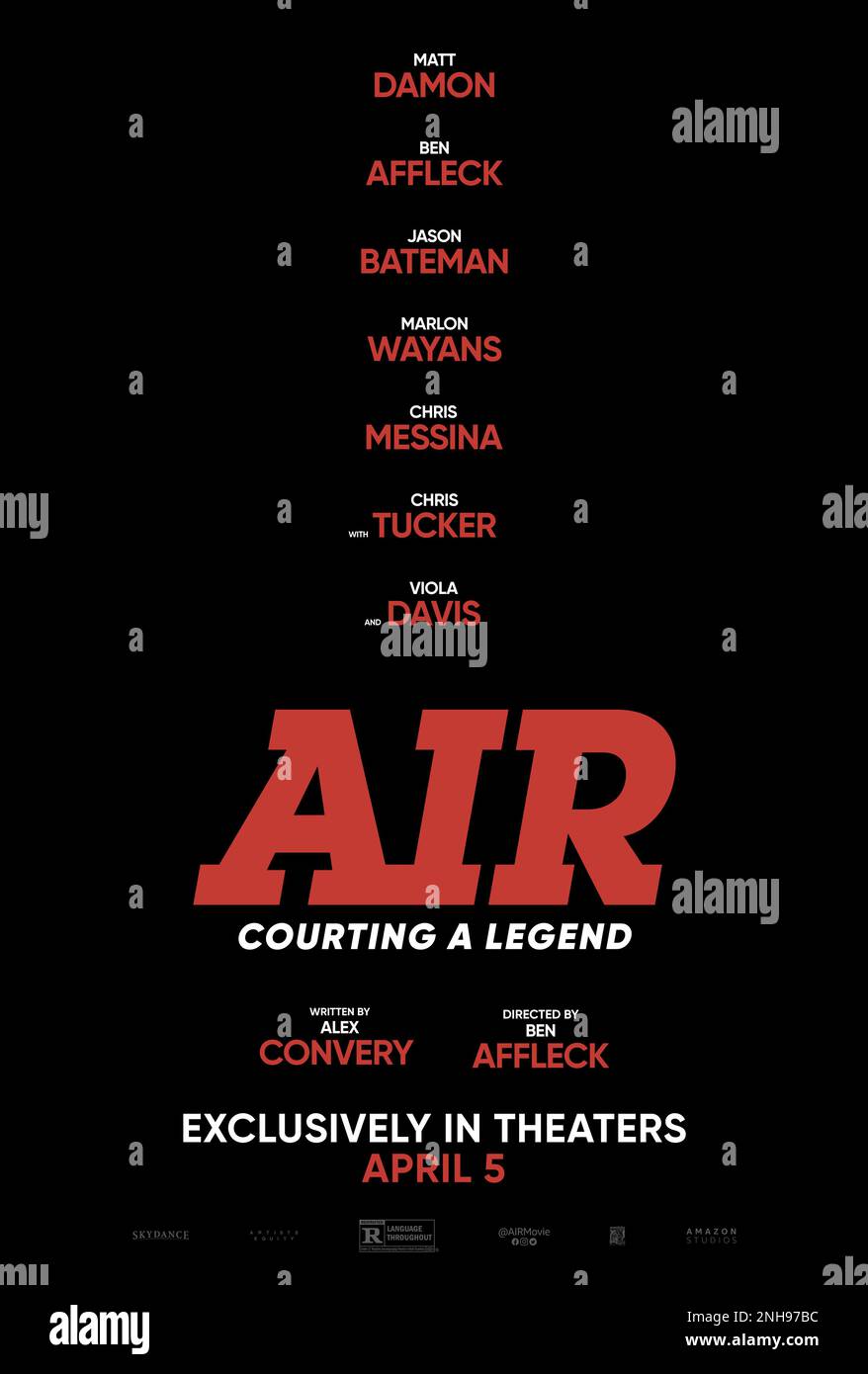 Air 2023 Film Poster Stock Photo Alamy
