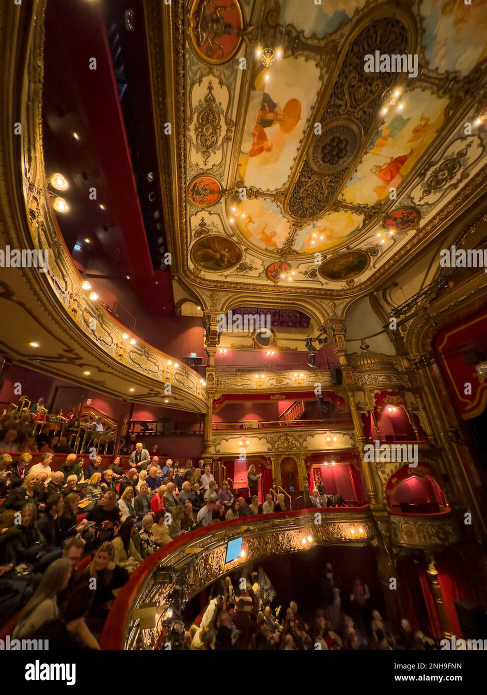 Interior of the Grand Opera House 2023 in Belfast Northern Ireland Stock Photo