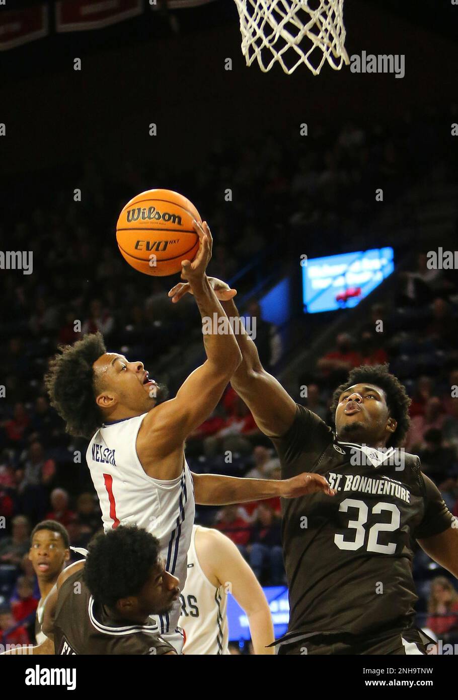 RICHMOND, VA FEBRUARY 01 St. Bonaventure Bonnies guard Moses Flowers