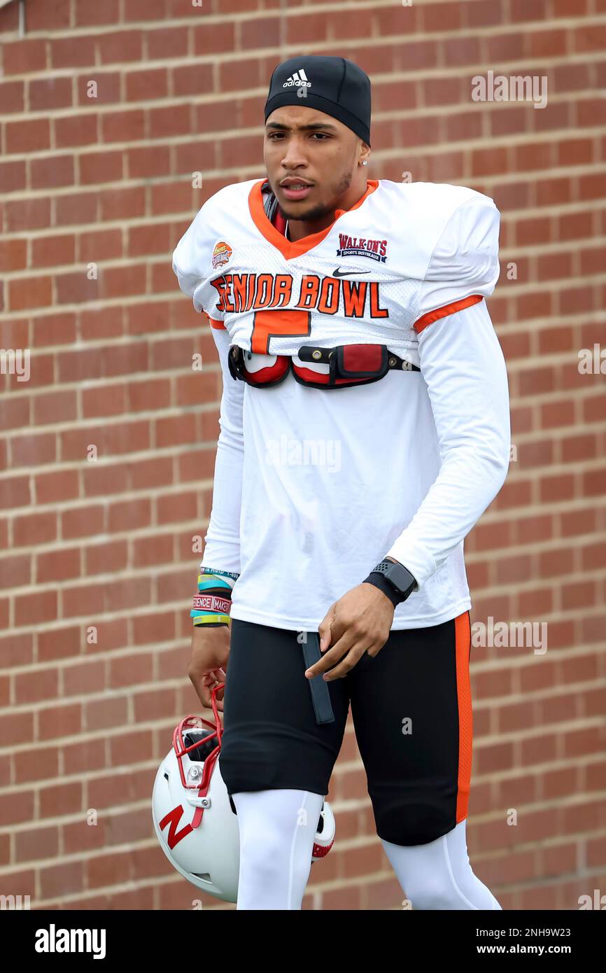 MOBILE, AL FEBRUARY 01 National wide receiver Trey Palmer of