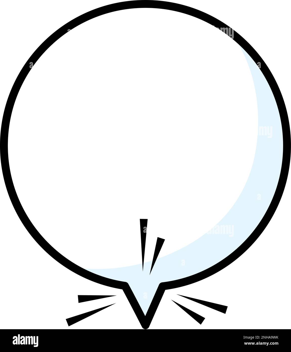 Isolated empty comic speech bubble Vector Stock Vector Image & Art - Alamy