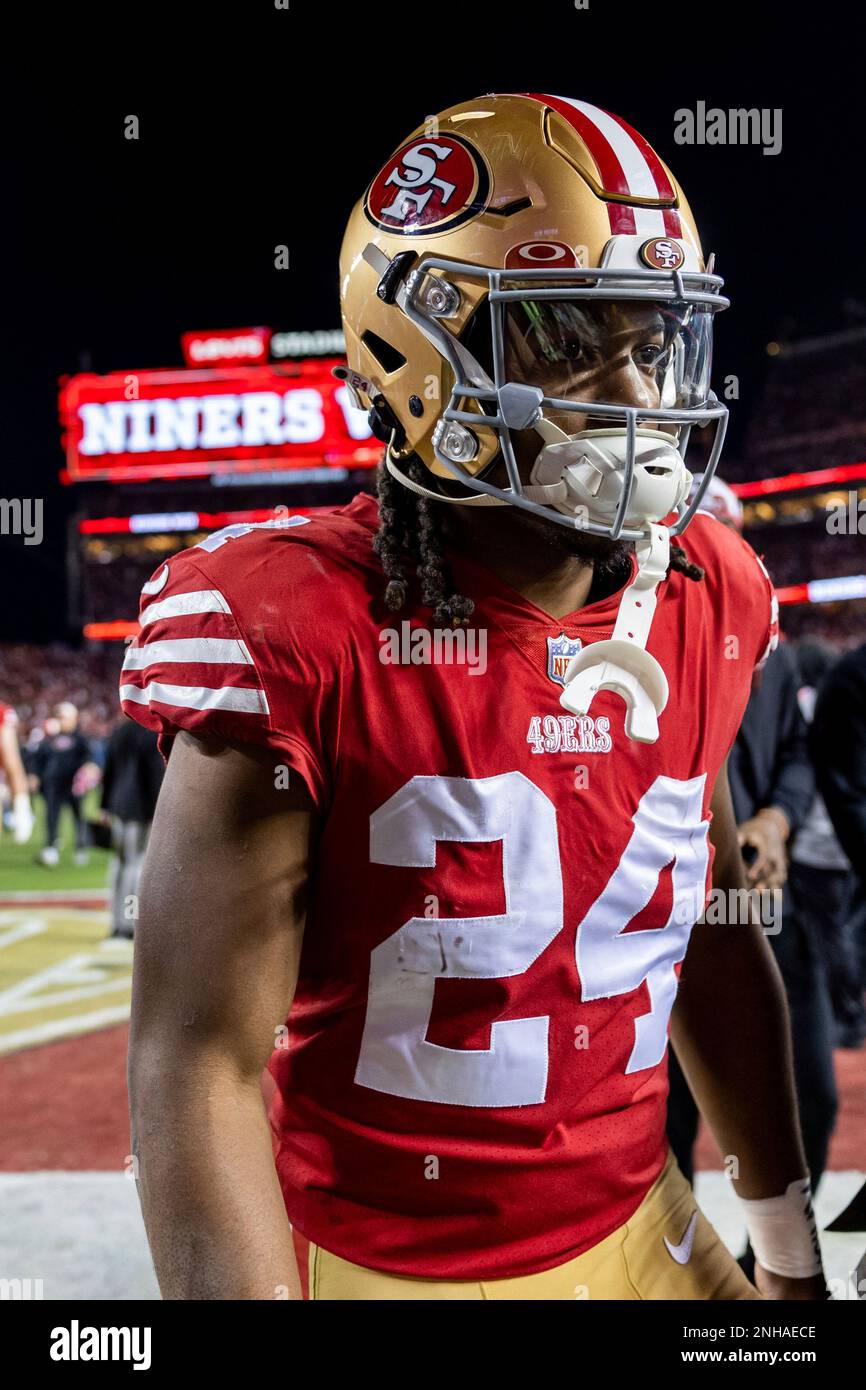 SANTA CLARA, CA JANUARY 22 San Francisco 49ers running back Jordan