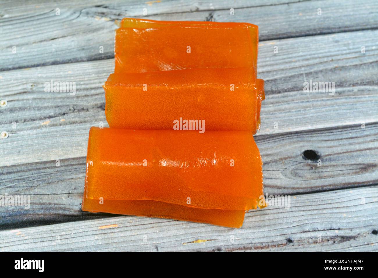 Dried apricot paste that is used in Ramadan Khoshaf or compote with