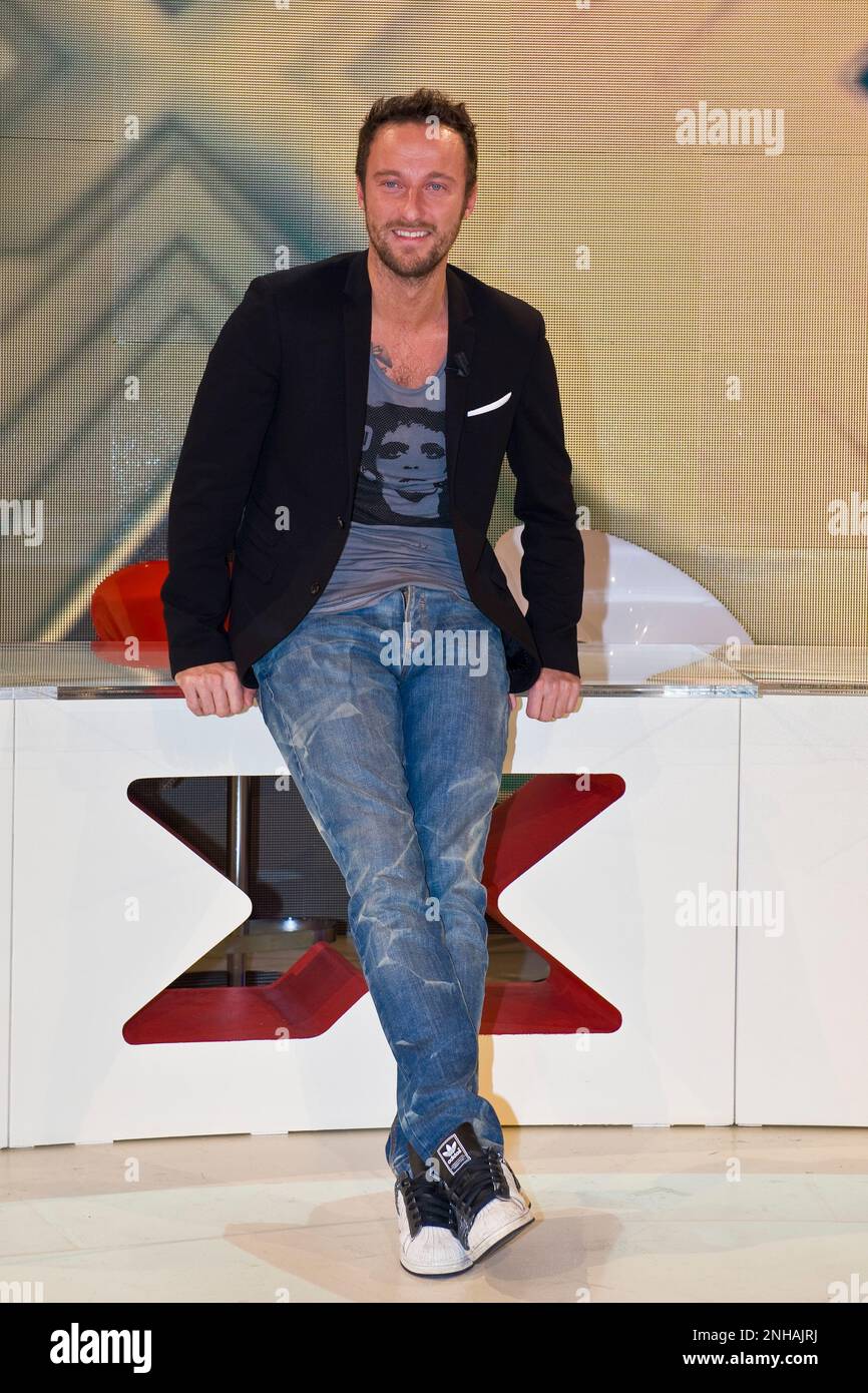 Francesco facchinetti, X Factor, RAI 2, Milan Stock Photo
