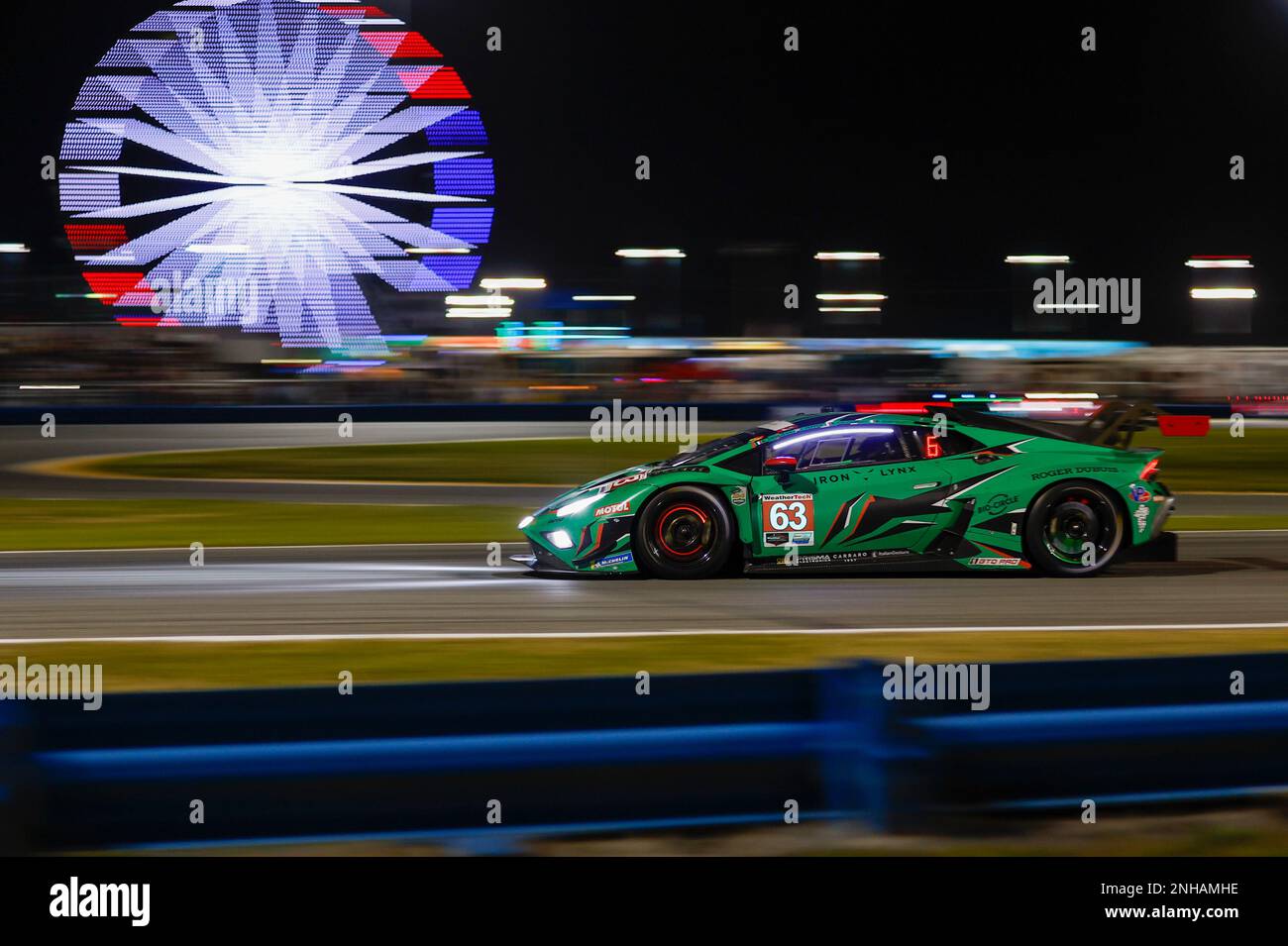 DAYTONA FL JANUARY 28 The 63 Iron Lynx Lamborghini Huracan