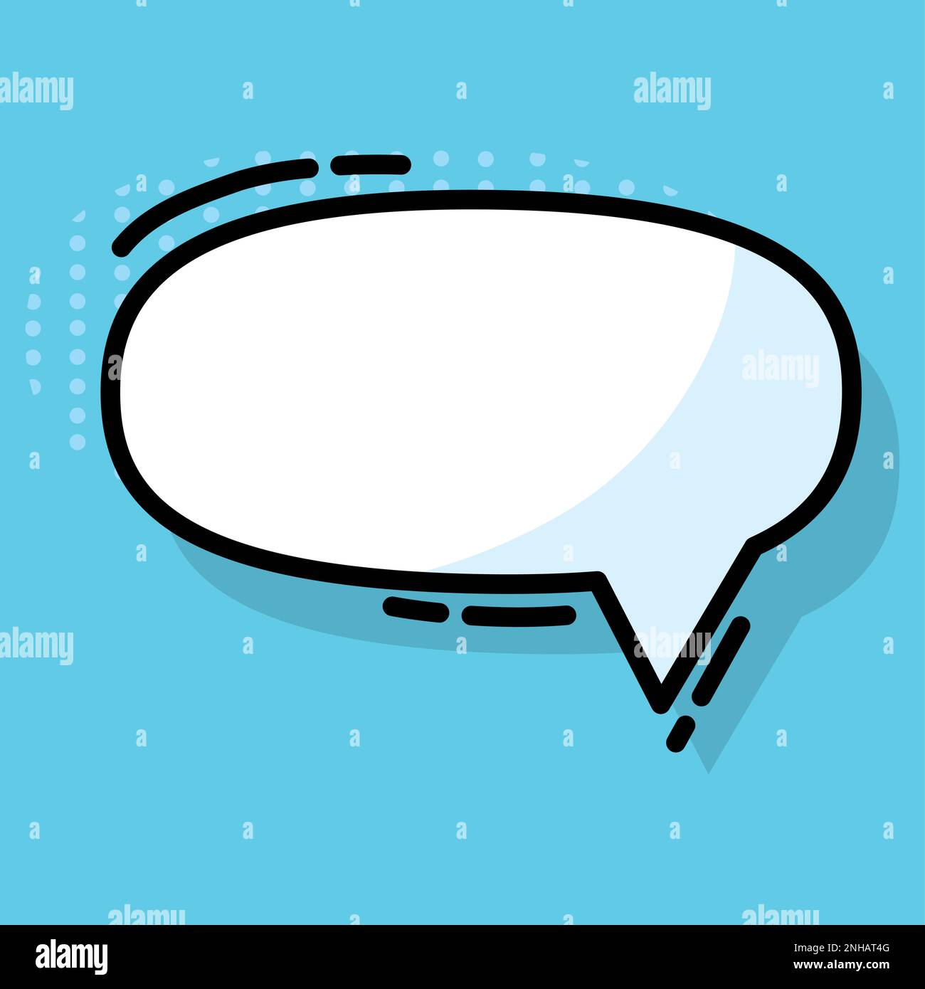 Isolated empty comic speech bubble Vector Stock Vector Image & Art - Alamy
