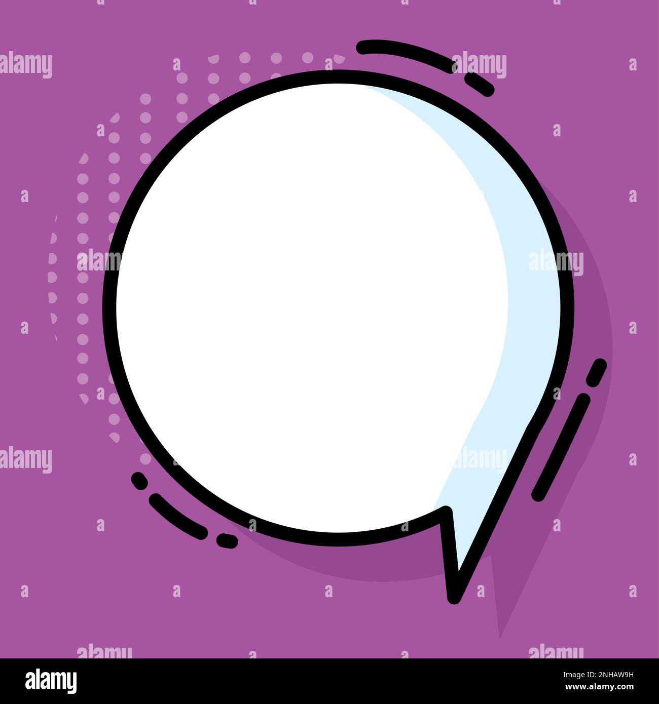 Isolated empty comic speech bubble Vector Stock Vector Image & Art - Alamy