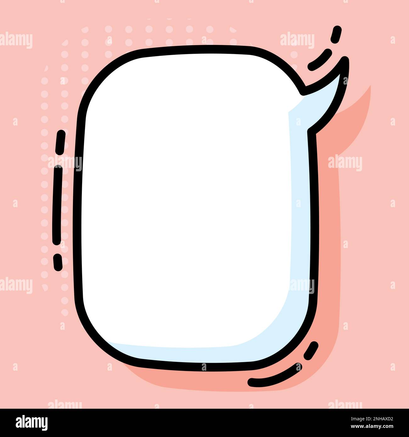 Isolated empty comic speech bubble Vector Stock Vector Image & Art - Alamy