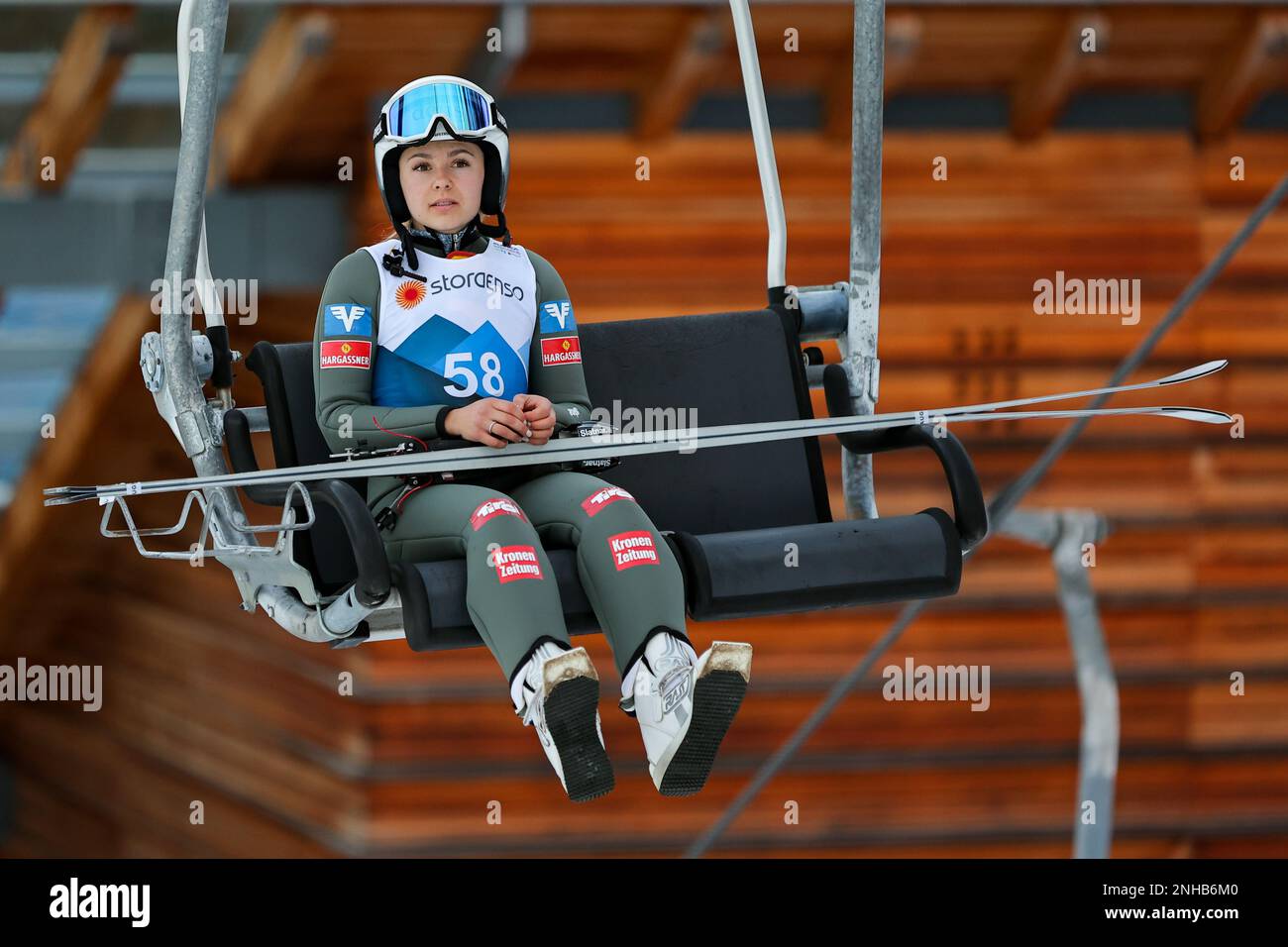 Planica, Slovenia. 21st Feb, 2023. Nordic skiing World Championship