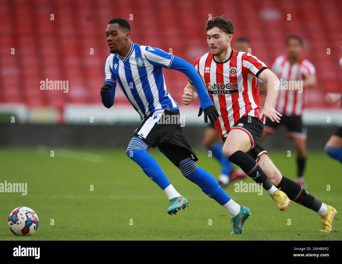 Sheffield, England, 20th February 2023. Connor Barrett of Sheffield Utd ...