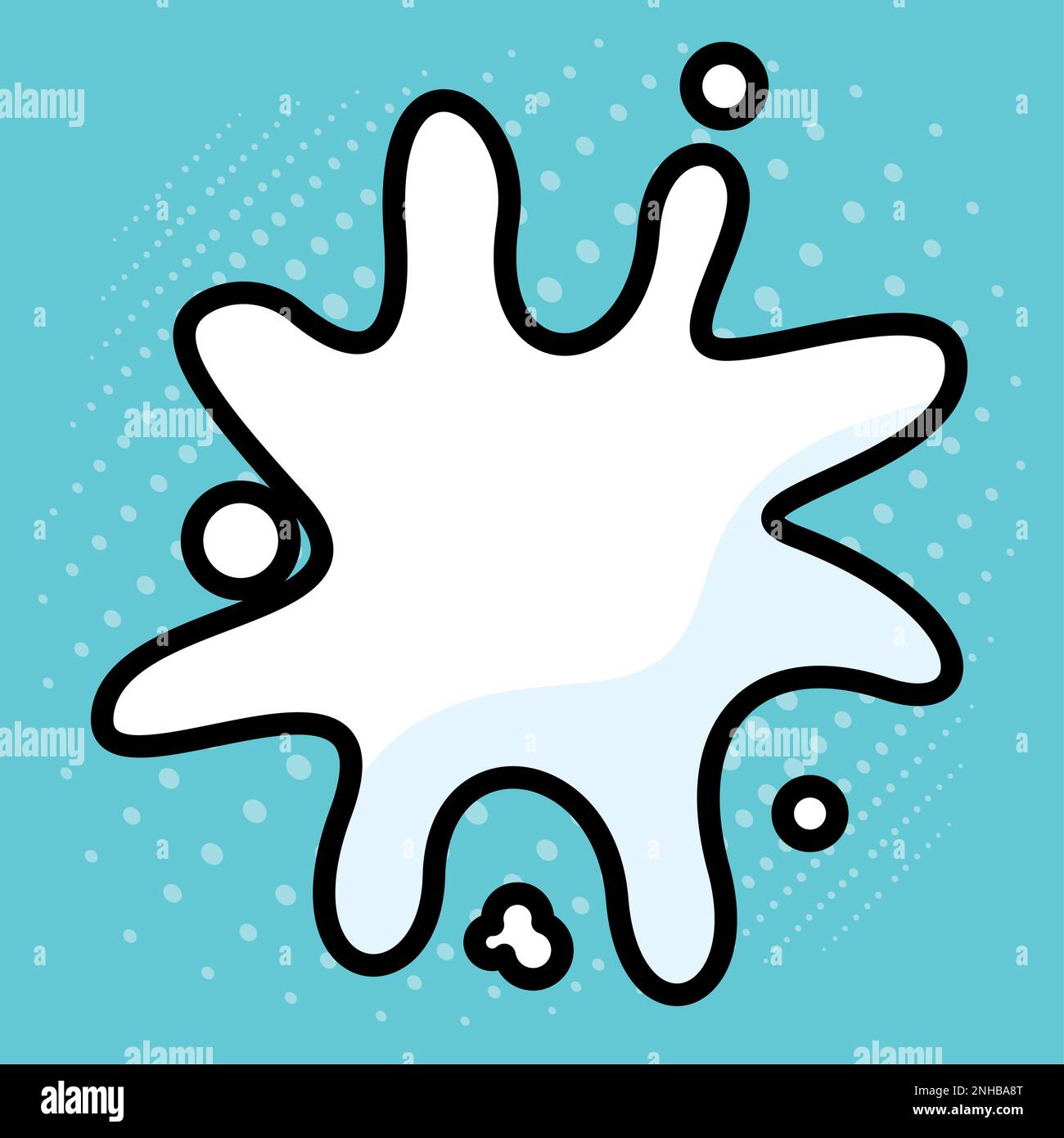 Isolated empty comic speech bubble Vector Stock Vector Image & Art - Alamy