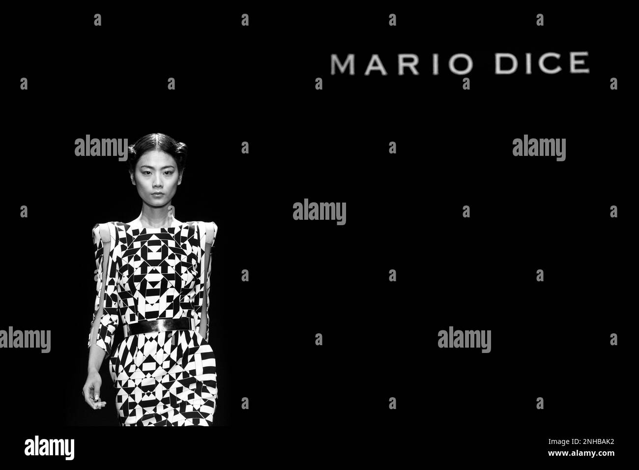Milan, Fashion week, Mario Dice Stock Photo Alamy