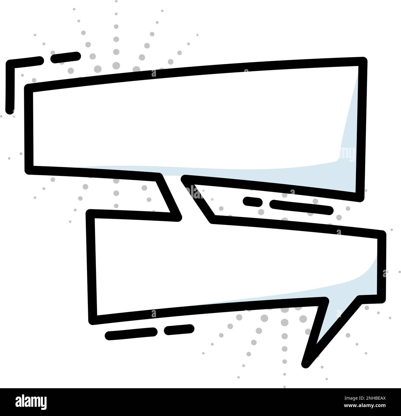 Isolated empty comic speech bubble Vector Stock Vector Image & Art - Alamy