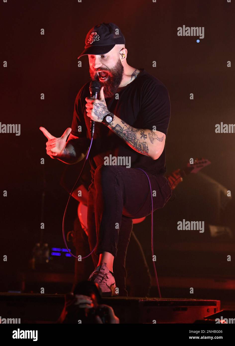 August Burns Red 2025 tour band performing live