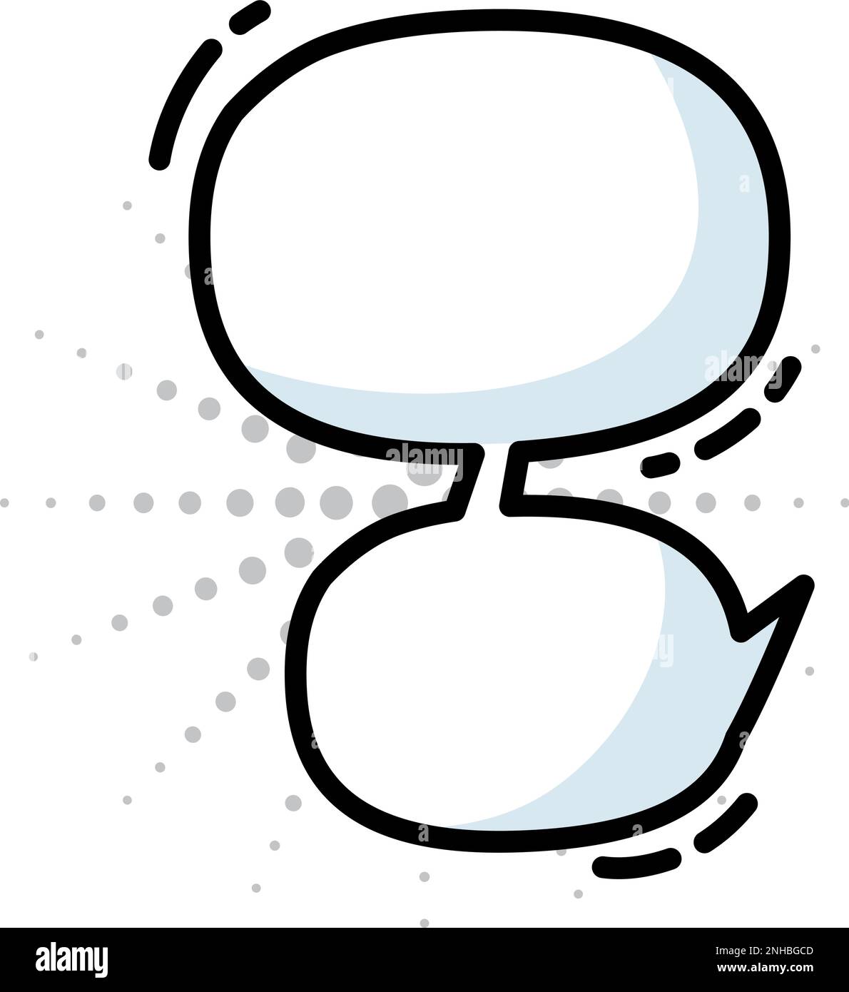 Isolated empty comic speech bubble Vector Stock Vector Image & Art - Alamy